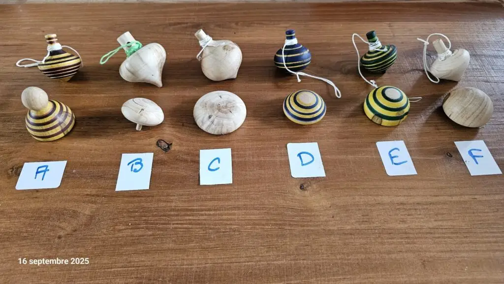 Toupies avec Lanceur